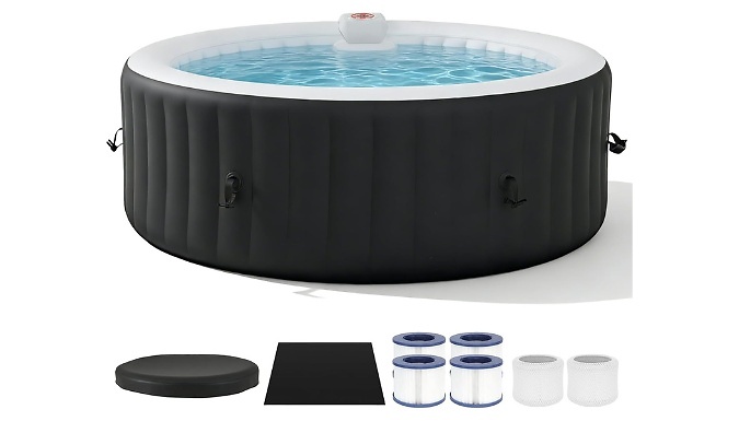 Aoxun Inflatable Hot Tub Set