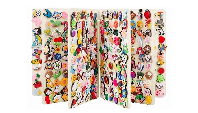 Shoe Charm Collection Booklet Organiser from Discount Experts