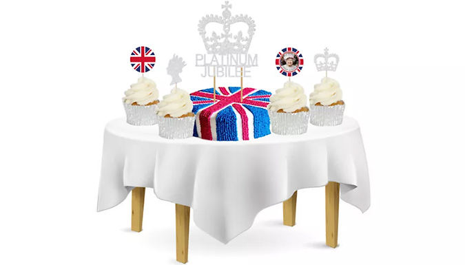 20-Piece Commemorative Jubilee Party Set from Discount Experts