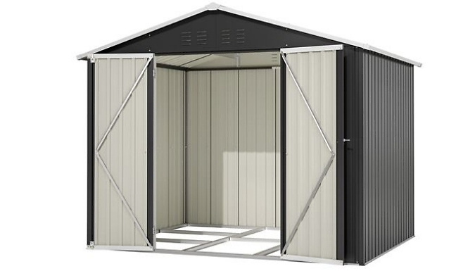 BIRCHTREE Apex Roof Garden Shed – 2 Colours, 3 Sizes BIRCHTREE Apex Roof Garden Shed – 2 Colours, 3 Sizes