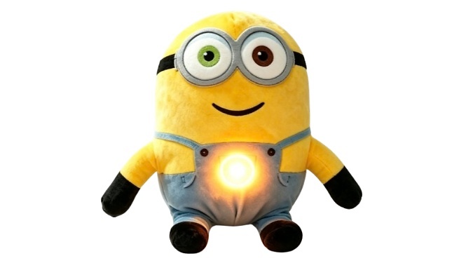 Cartoon Interactive Plush Breathing and Music Toy