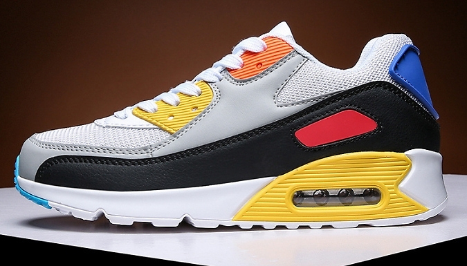 Men's Sport Air-Cushioned Trainers - 6 Colours, 8 Sizes from Discount Experts