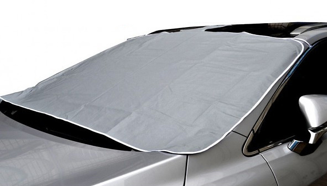 Magnetic Car Windscreen Weatherproof Shields - Come Snow or Shine! from Discount Experts