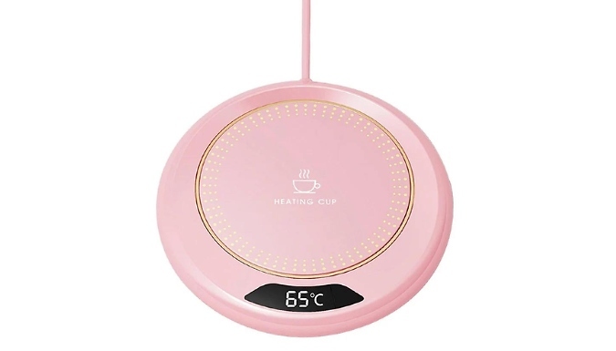 1 or 2-Pack Smart Hot Water Thermostat Coaster - 3 Colours from Discount Experts
