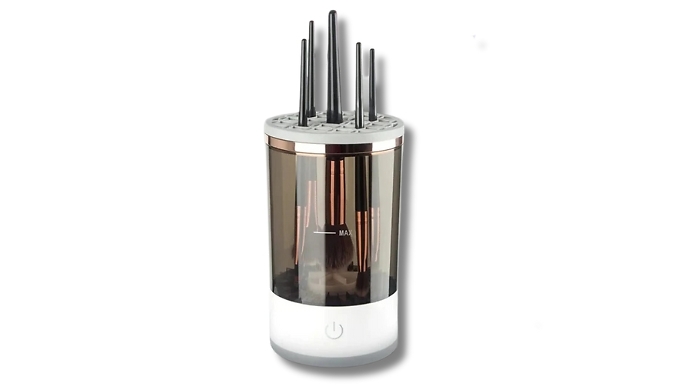 Portable Electric Makeup Brush Cleaner from Discount Experts