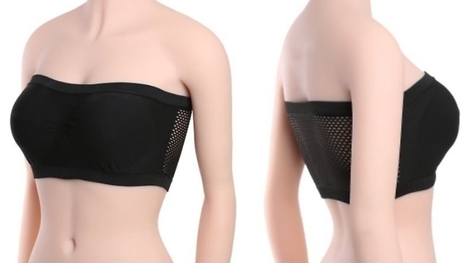 1, 3 or 6-Pack Women's Strapless Bra - 6 Colours from Discount Experts