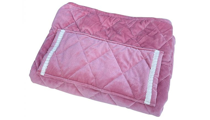 Portable USB Heated Blanket - 4 Colours from Discount Experts