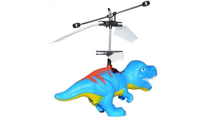 Electric Infrared Dinosaur Helicopter with Optional Remote – 3 Colours Deal Price £9.99