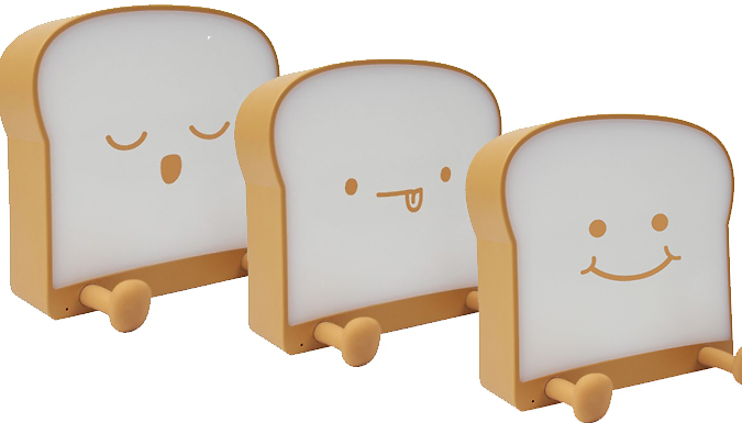 USB Bread Night Light - 3 Designs at Discount Experts