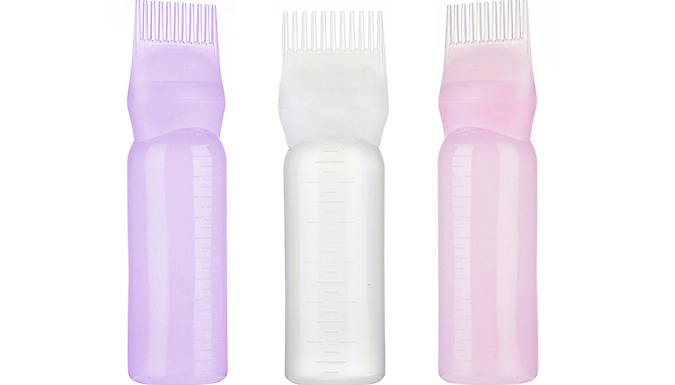 Hair Dye Bottle with Brush - 1-3 Bottles & 3 Colours from Discount Experts