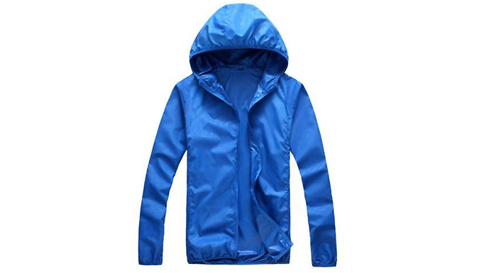 Thin Outwear Ultra-Light Jacket – 5 Sizes & 5 Colours Deal Price £9.99