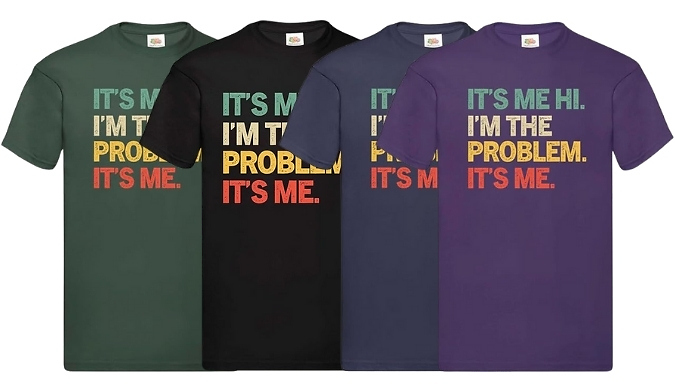 Adult and Childrens Slogan Printed T-Shirts. - 12 Sizes, 4 Colours from Discount Experts
