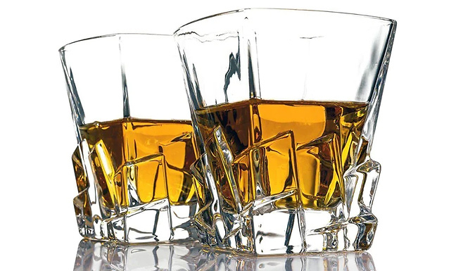 2x Iceberg Design Whiskey Cocktail Glasses from Discount Experts