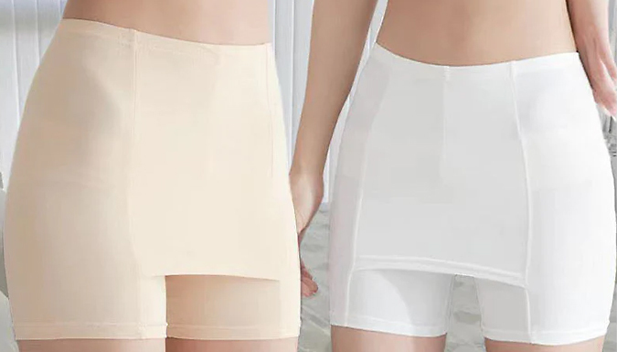2-Pack of Women's Under Dress Shorts - 2 Sizes & 3 Colours at Discount Experts