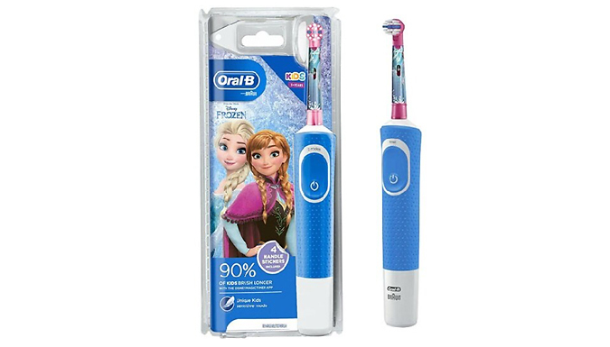 Oral-B Kids Electric Rechargeable Toothbrush - 3 Designs at Discount Experts