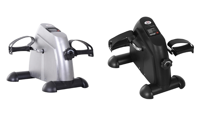 HOMCOM Mini Exercise Bike with LCD Display - 2 Colours at Discount Experts