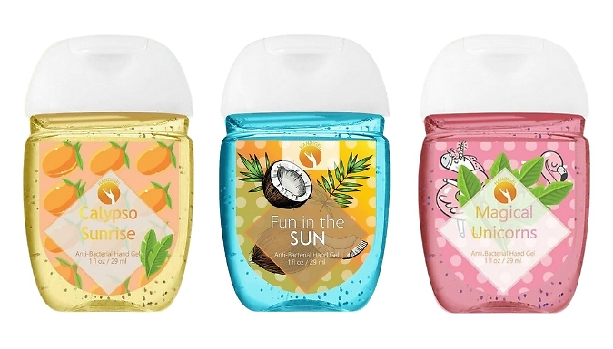 10-Pack of HandiGel Pocket Size Hand Sanitiser - 3 Scents. from Discount Experts
