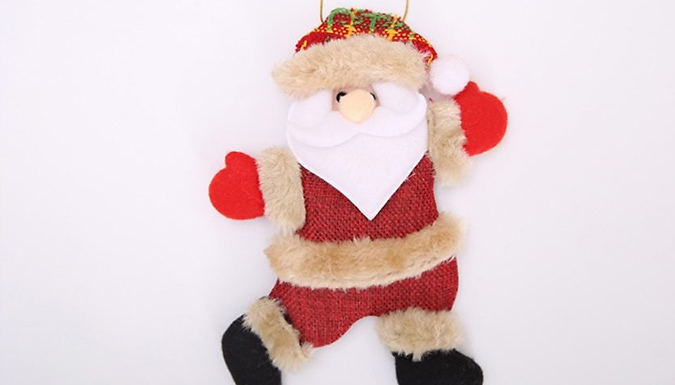 4-Piece Christmas Hanging Decoration Doll Set from Discount Experts
