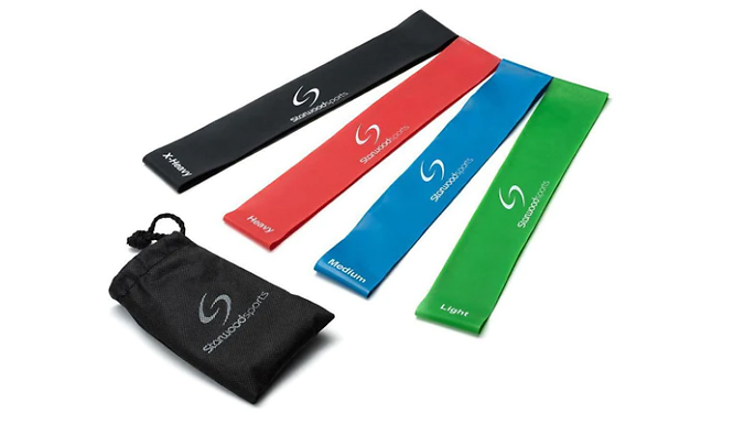Gym Fit Exercise Resistance Bands - 4 or 5 Bands at Discount Experts