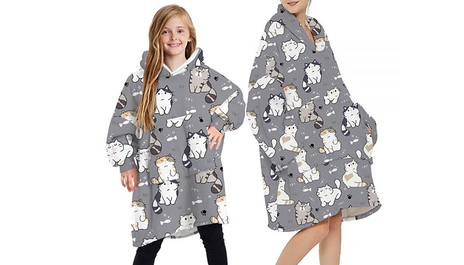 Oversized Super Soft Blanket Hoodie - 4 Colours & 2 Sizes from Discount Experts