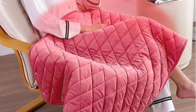 USB Heated Electric Blanket - 4 Colours at Discount Experts