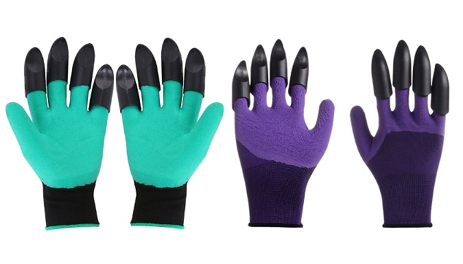 Waterproof Gardening Gloves With Digging Claws - 2 Colours from Discount Experts
