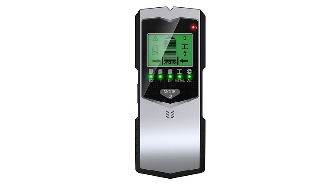 5-in-1 Wall Stud Scanner - Detect Metal, Wood, Live Cables & More. from Discount Experts
