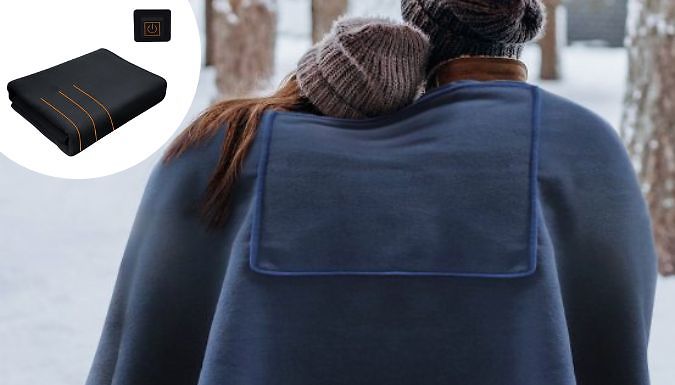 Multi-functional Electric Heated Throw Blanket - 3 Colours from Discount Experts