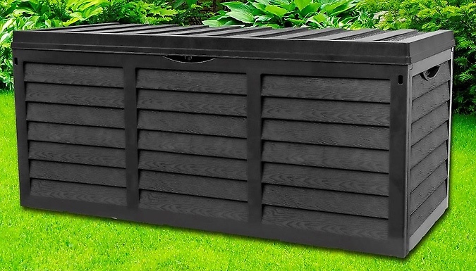 Image of Eurotrade (W) Ltd Weatherproof Garden Storage Box - 300L or 320L!