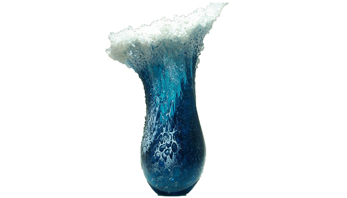 Majestic Wave Vase - 3 Sizes from Discount Experts