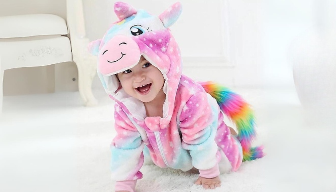 Baby Cartoon Onesie Pajamas - 6 Designs & Sizes at Discount Experts