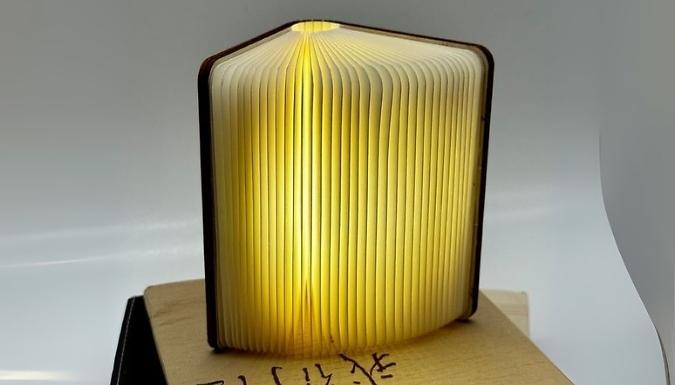 Foldable Creative Flip Book Shaped Light at Discount Experts