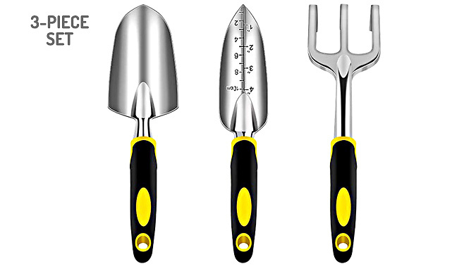 3 or 5 Piece Garden Tool Set from Discount Experts