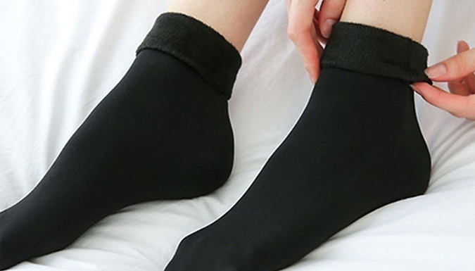 1 or 2 Pairs of Thermal Cashmere Socks - 5 Colours from Discount Experts