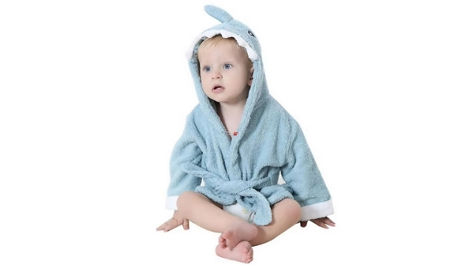 Soft Cosy Baby Dressing Gown Robe - 11 Designs, 3 Sizes. from Discount Experts