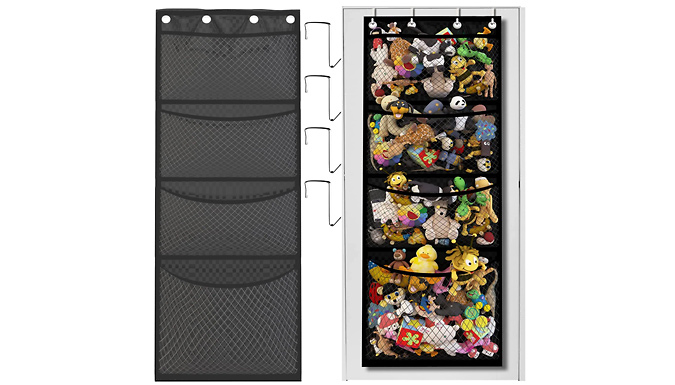 Over Door Organiser with 4 Compartments from Discount Experts