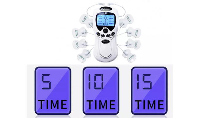 8 Mode Electronic Body Muscle Stimulating Massager - 2 Options at Discount Experts