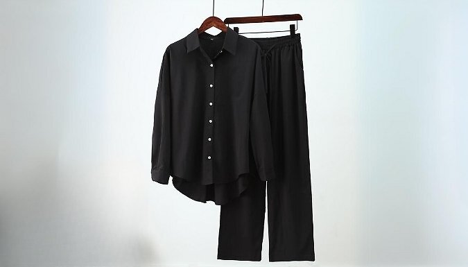 Women's Loose-Fitting Co-Ord Set - 7 Colours, 8 Sizes from Discount Experts