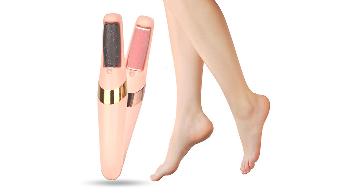 Electric USB Foot File with 2 Heads at Discount Experts
