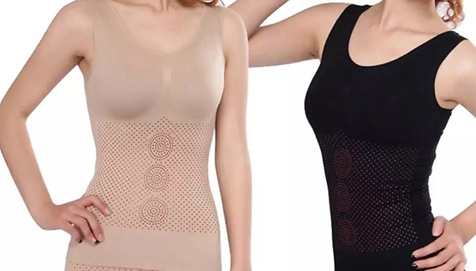 Women's Compression Shaping Vest & Shorts Collection - 2 Colours at Discount Experts