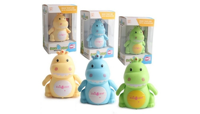 Dinosaur Induction Walking Toy - 3 Colours from Discount Experts