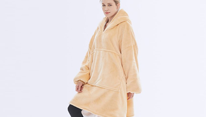 Large Hooded Blanket - 7 Colours from Discount Experts