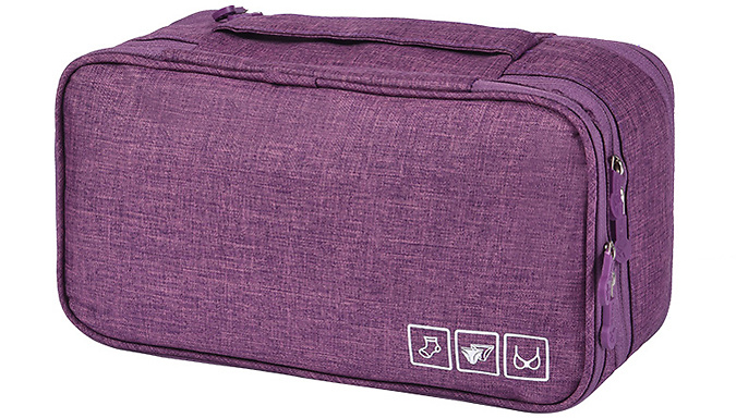Portable Travel Underwear Organising Bag - 6 Colours at Discount Experts