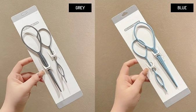 2-Piece Topsy Tail Hair Tool - 4 Colours from Discount Experts