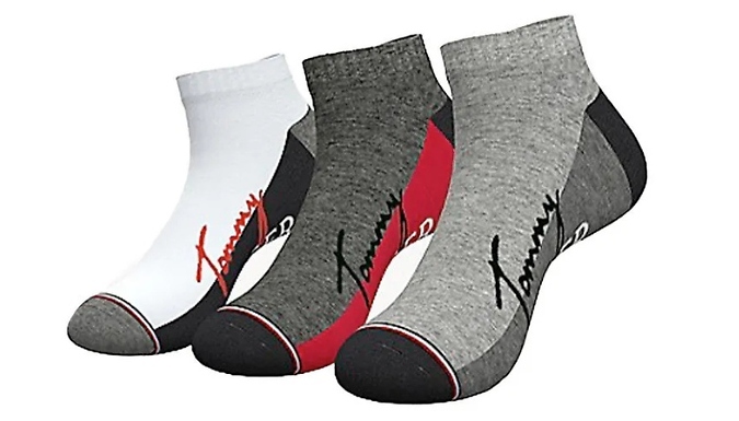 3-Pack Men's Tommy Hilfiger Ankle Socks from Discount Experts