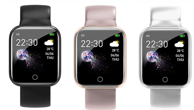 FitPro Smart Bluetooth Fitness Tracking Watch - 3 Colours from Discount Experts