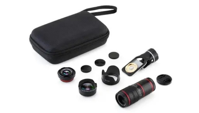 11-Piece HD Camera Lens Kit - For Smart Phones. from Discount Experts