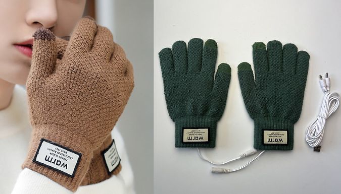 USB Heating Gloves - 7 Colours at Discount Experts