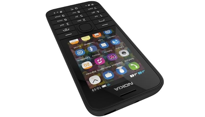 Nokia 208 3G Mobile Phone - Vodafone-Ready. at Discount Experts