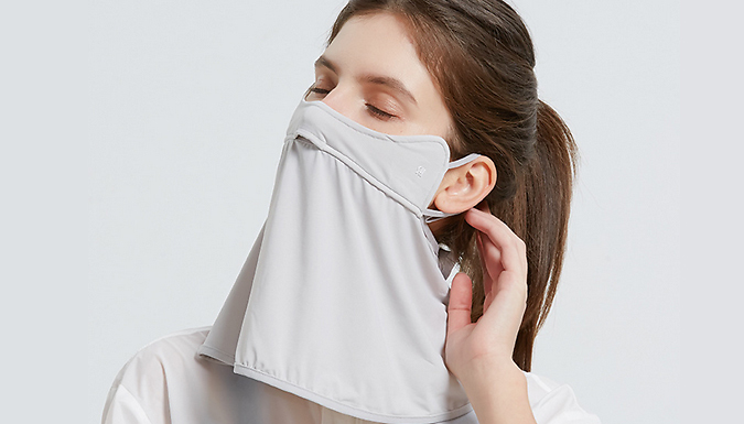 Breathable Sun Shade Face & Neck Mask - 9 Colours at Discount Experts